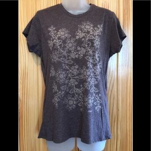 🎉4 For $25🎉Vintage Tommy's Brown Floral Tee